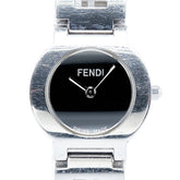 フェンディ 腕時計 3050L クオーツ ブラック文字盤 ステンレススチール レディース FENDI 【中古】